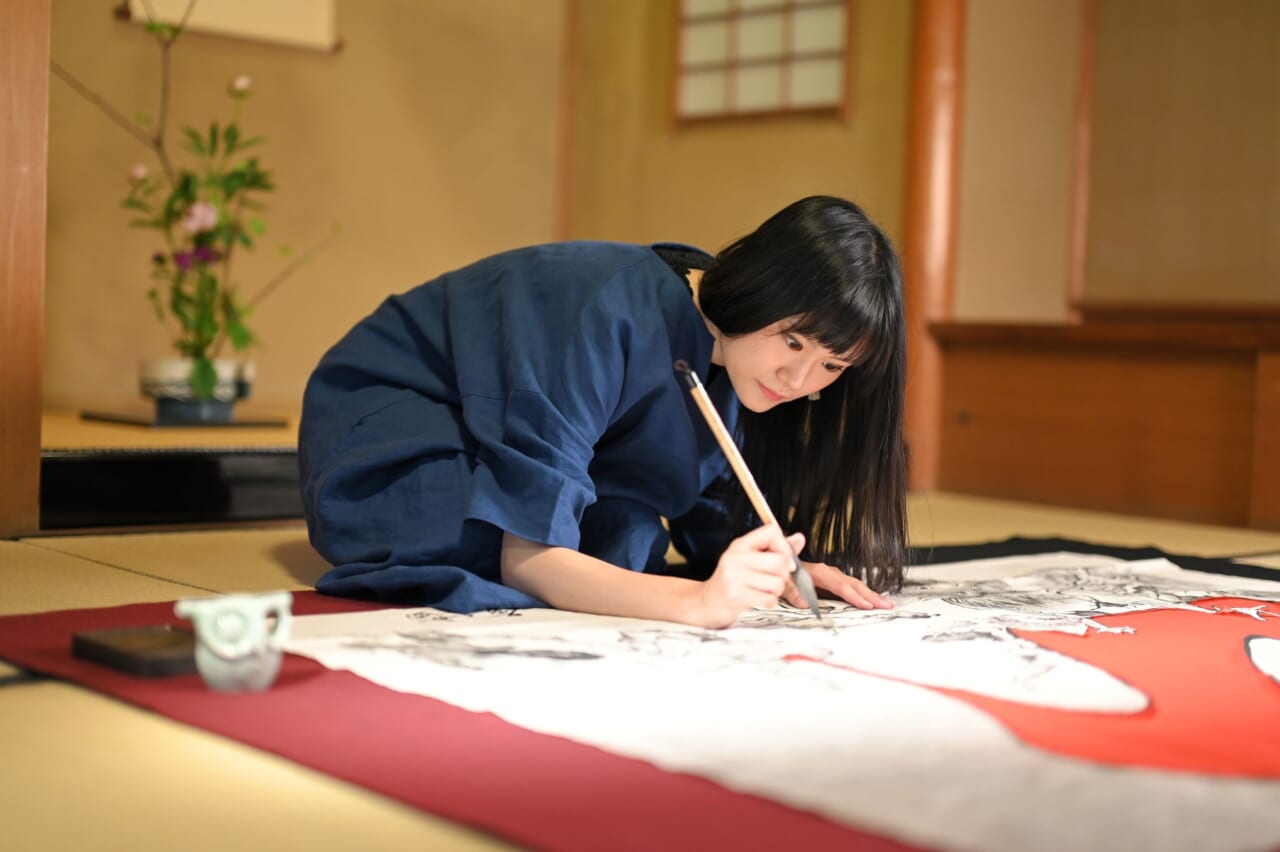 妖怪書家・書家　逢香