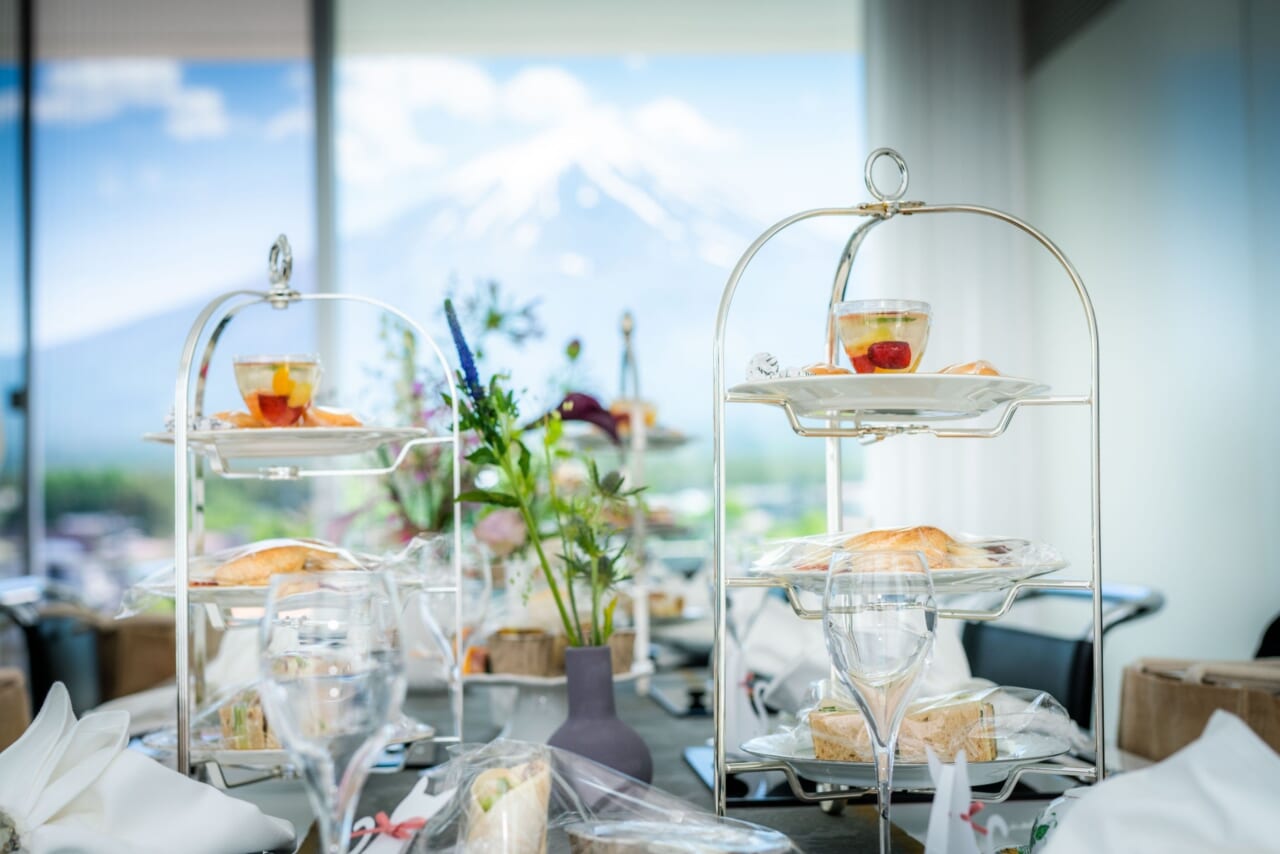 富士山を見ながらのアフタヌーンティーパーティー