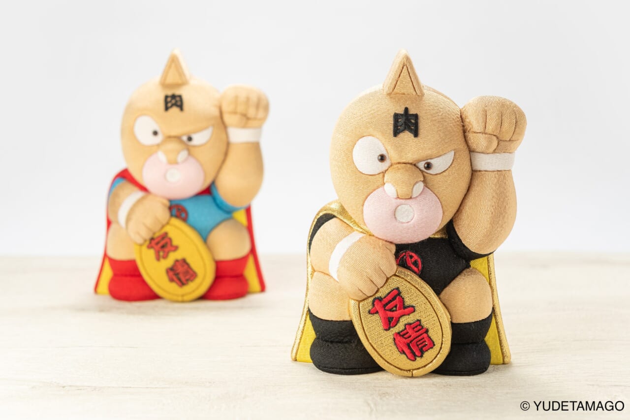 江戸木目込人形 キン肉マン [スグル招き猫 王族コスチュームver.]