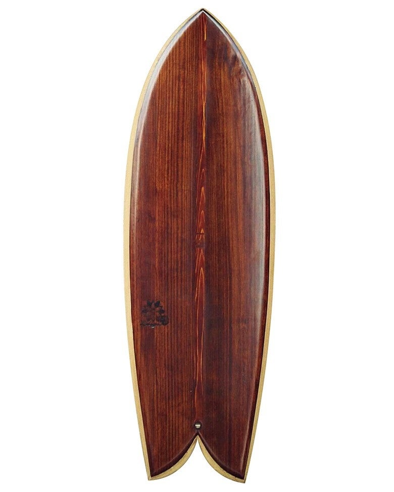漆を活用した木製サーフボード